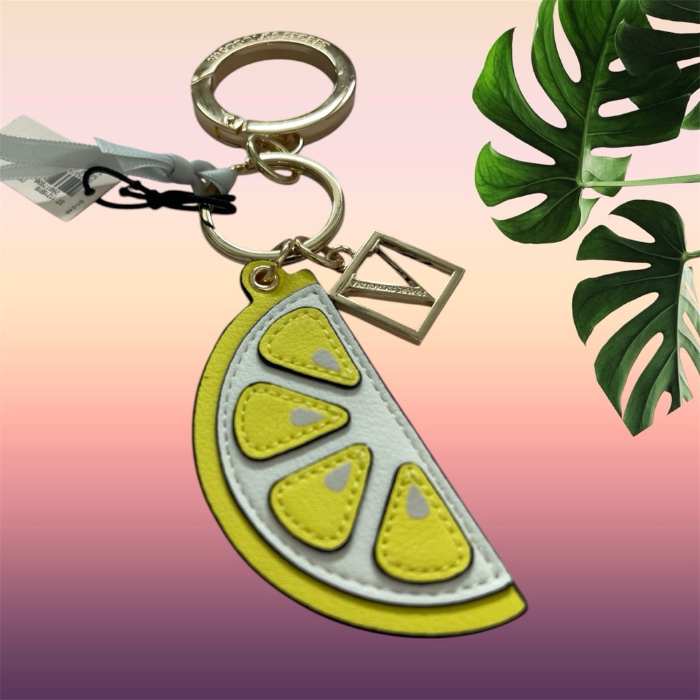 VICTORIAS SECRET LEMON KEYCHAIN CHARM